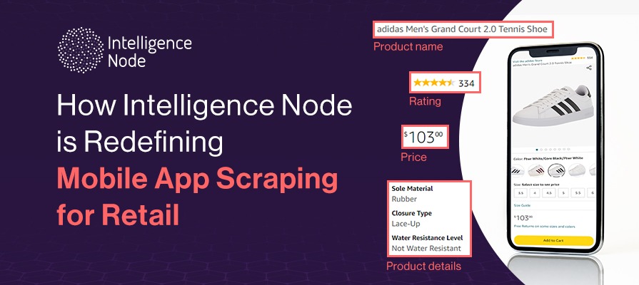 Mobile app scraping banner